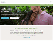 Tablet Screenshot of 209nycdental.com